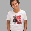 Santa Is Coming To Your Town Santa T-shirt