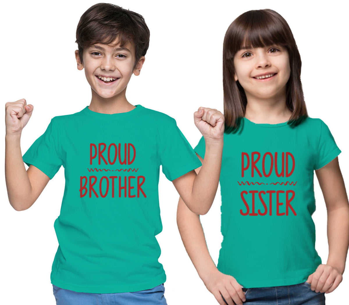 Proud Brother Sister Matching Cotton T-shirt – DeshiDukan Tshirt Lounge