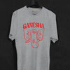 Ganesha Text With Ganpati Face T-shirt