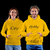 Hubby Wifey Yellow Hoodie