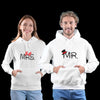 Mister Mrs White Matching hoodie