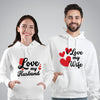 Love Husband wife matching hoodie