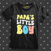 Papa's Little Boy Kids T-shirt