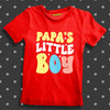 Papa's Little Boy Kids T-shirt