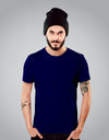 Men's Cotton Plain T-Shirts (Royal Blue)