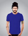 Men's Cotton Plain T-Shirts (Royal Blue)