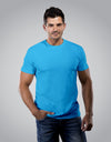 Men's Cotton Plain T-Shirts (Royal Blue)