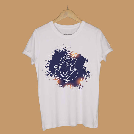 Ganesha Face Printed Mens T-shirts Age Group: As Per Customer at Best Price  in Belgaum | Fashion Plagget