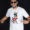 Maa With Trishul - Cotton T-Shirts