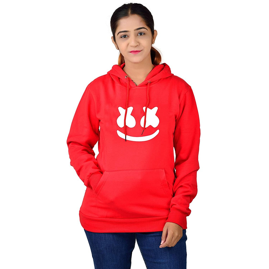 Marshmello red hoodie best sale